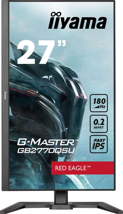 Image du produit iiyama 27IN G-MASTER RED EAGLE FAST IPS 2560X1440 180HZ AND 0.2MS MP (2560 x 1440 pixels, 27")