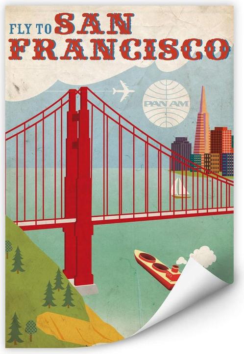 Image du produit Vol pour San Francisco (80 x 120 cm)