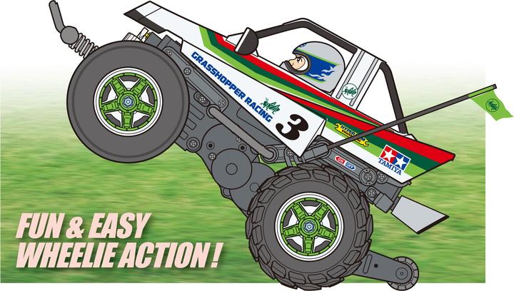 Actual product image Tamiya Comical Grasshopper WR-02CB 2WD (Kit)