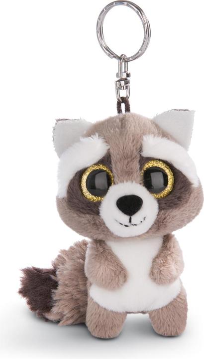 Actual product image NICI Schlenker raccoon Clooney 9cm keychain