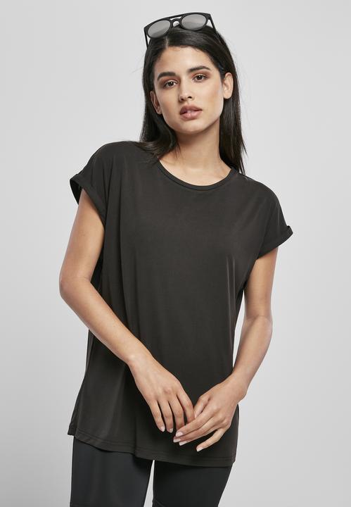 Actual product image Urban Classics Ladies Organic Oversized Slit Tee Dress (M)