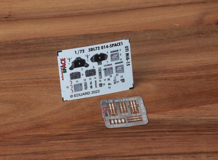 Actual product image Eduard UTI MiG-15 SPACE 1/72