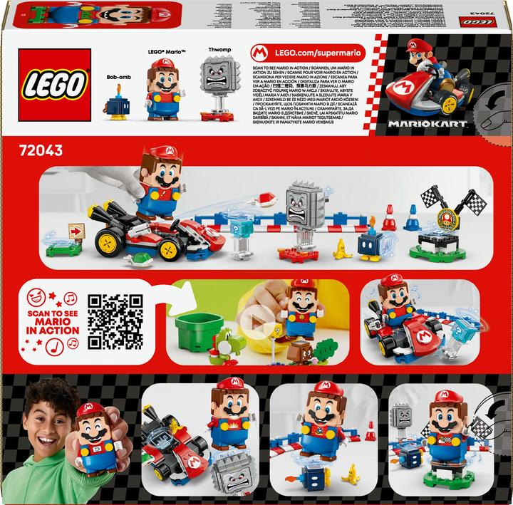 Immagine prodotto LEGO Mario Kart - Kart interattivo LEGO Mario & Standard (72043, LEGO Super Mario)