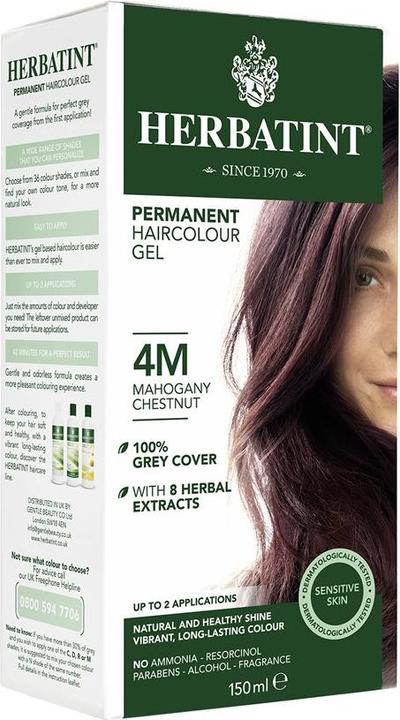 Herbatint Haarfärbegel 4M Mahagoni Kastanienbraun Gel (4M Mahagoni Kastanienbraun)