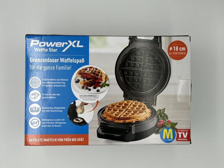 Actual product image MediaShop POW XL Waffle Iron Waffle Star (EU plug)