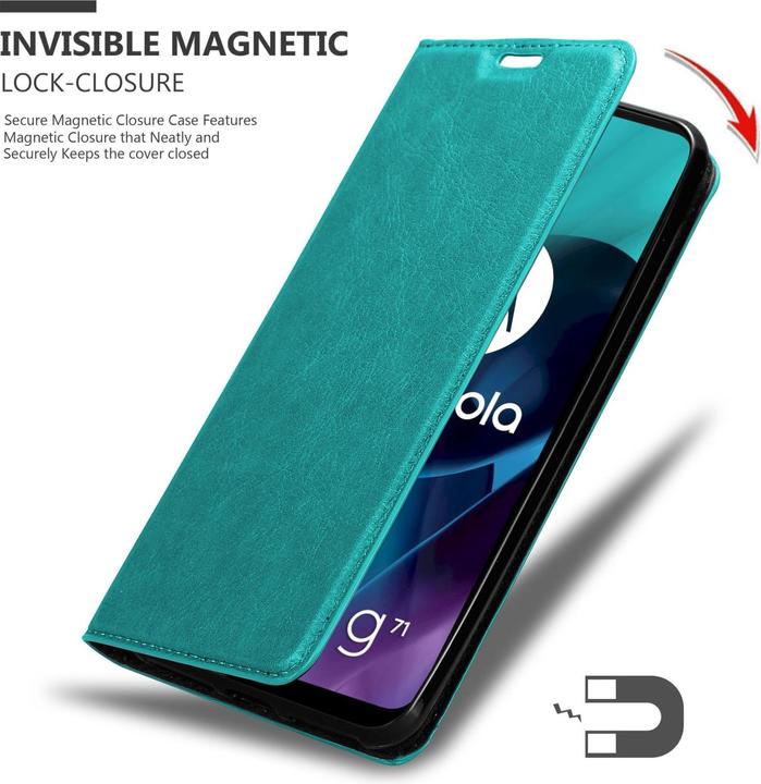 Immagine prodotto Cadorabo Libro Invis. Coperchio magnetico (Motorola Moto G71 5G)
