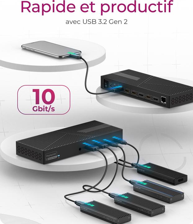 Produktbild Icy Box IB-DK2246AC (USB-C, 14 Ports)