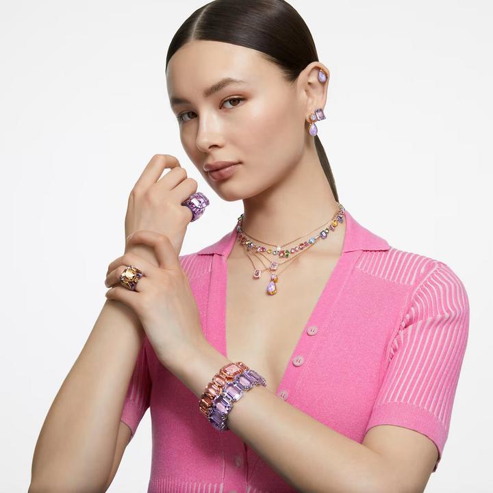 Produktbild Swarovski Millenia Halskette Violett Rosé (Swarovski Metall, 41 cm)