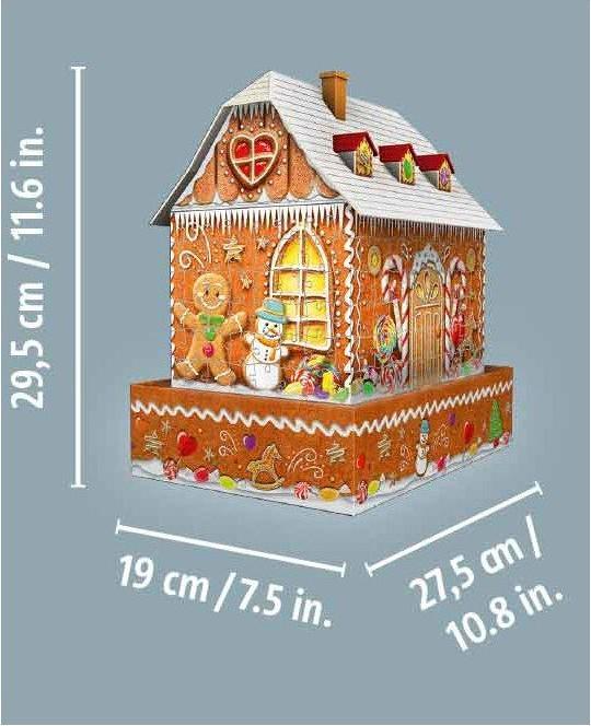 Produktbild Ravensburger Lebkuchenhaus bei Nacht (216 Teile)