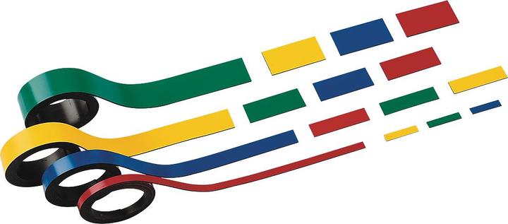 Produktbild Maul HEBEL Magnetstreifen (B)20 mm x (L)1.000 mm, gelb beschriftbar, individuell zuschneidbar, Stärke:... (2 x)
