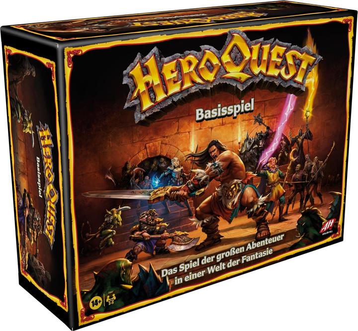 Immagine prodotto Hasbro Gaming HASD0048 - HeroQuest - Brettspiel, für 2-5 Spieler, ab 14 Jahren (DE-Ausgabe) (Tedesco)