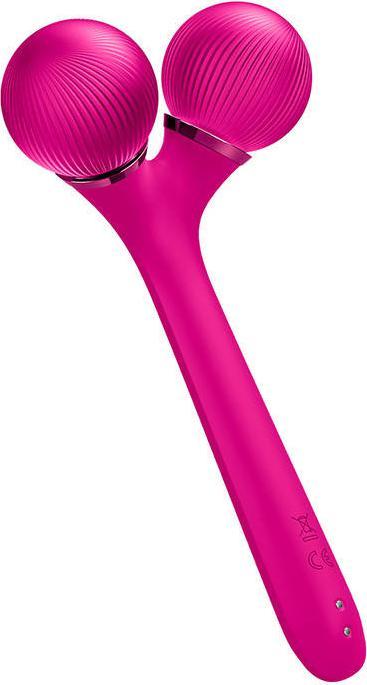 Actual product image Konjac Sponge Roller soniczy do twarzy i ciała 4w1 Geske z Aplikacją (magenta)