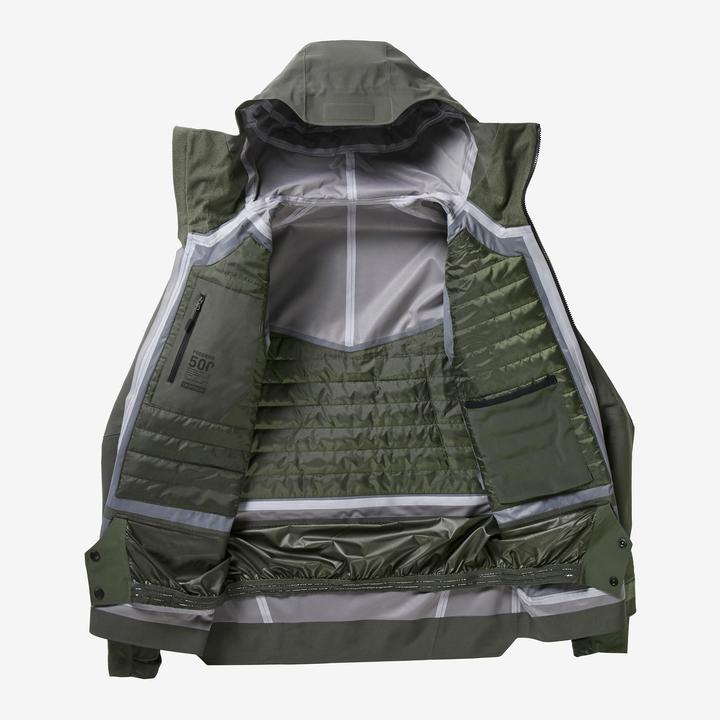 Produktbild Wedze Skijacke Herren warm und atmungsaktiv - FR500 dunkelgrün (XXL)