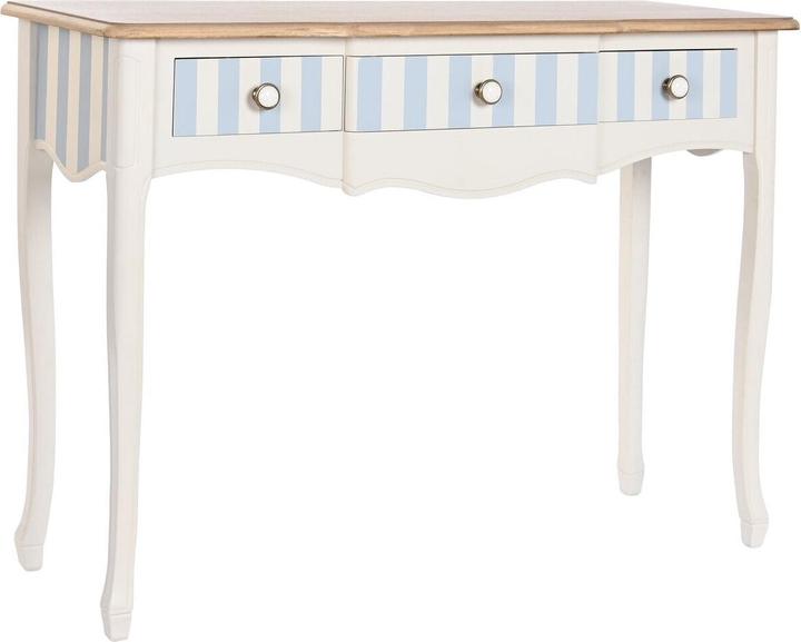 Actual product image DKD Home Decor Console Ceramic White Sky blue (110 x 40 x 79 cm)