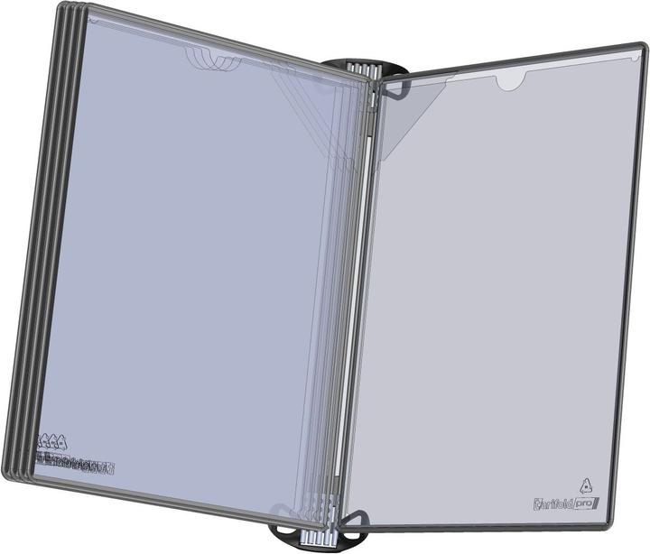 Produktbild Tarifold Wandelement PRO 920300 A4 5Tafeln Easy Load sw