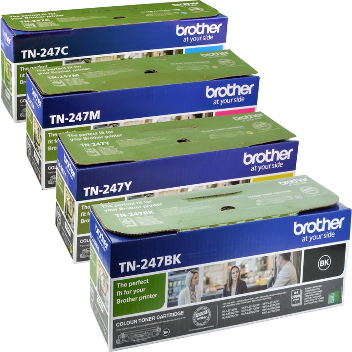 Produktbild Brother 4 Toner Multipack TN-247 K C M Y 4-farbig (M, BK, C, Y)