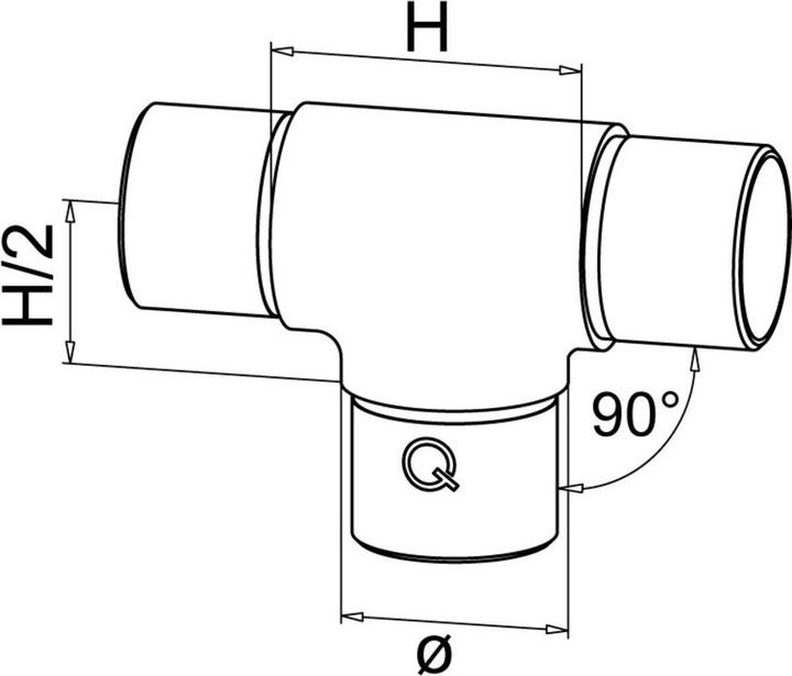 Immagine prodotto Q-Railing Ferramenta d'assemblaggio Q-LINE® (Acciaio inox V2A)
