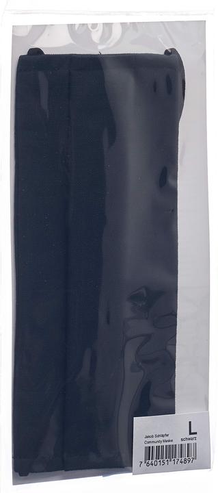 Actual product image Jakob Schlaepfer Testex Community Maske L schwarz (1 x)