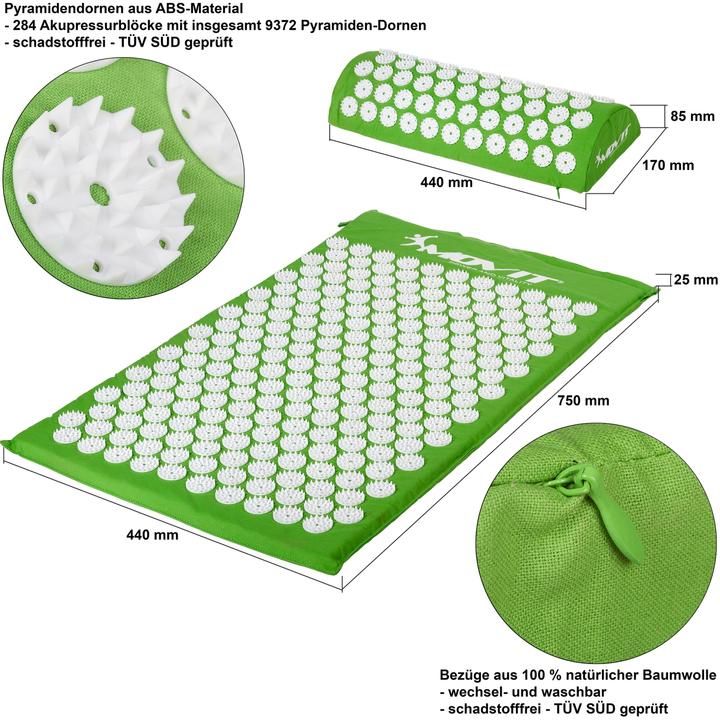 Immagine prodotto Movit Tappetino per agopressione (25 mm)