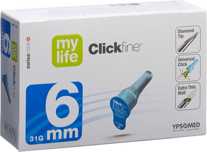 Mylife Pen Nadeln 6mm 31G (neu) (Pen Nadeln + Einmalkanülen)