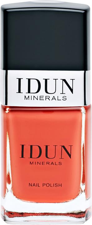Actual product image IDUN Minerals Nail Polish Karneol (Carnelian orange, Colour paint)