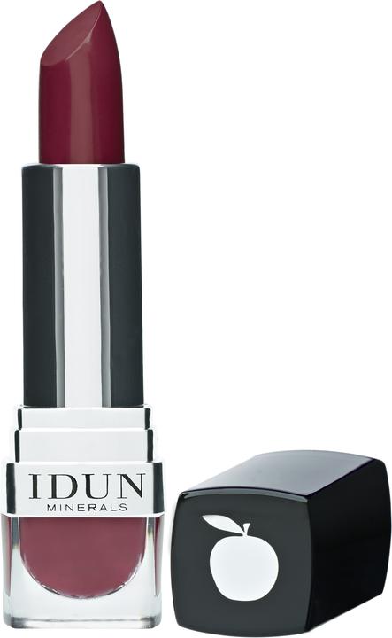 IDUN Minerals Lipstick Björnbär mörkt djupröd (Lila, Violett)
