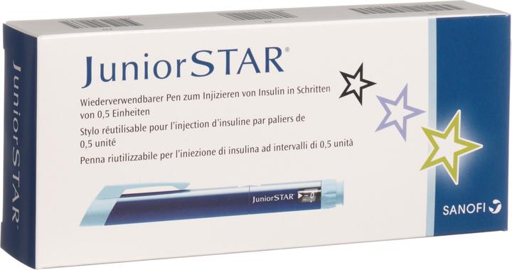 JuniorStar Lantus/Apidra/Insuman Insulinpen blau (Insulinspritze)
