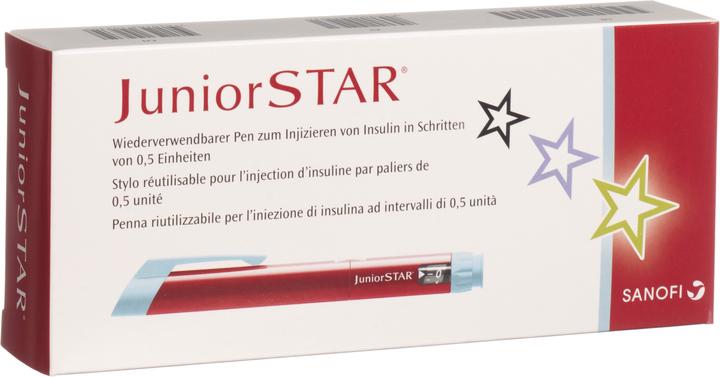 Produktbild JuniorStar Lantus/Apidra/Insuman Insulinpen rot (Insulinspritze)