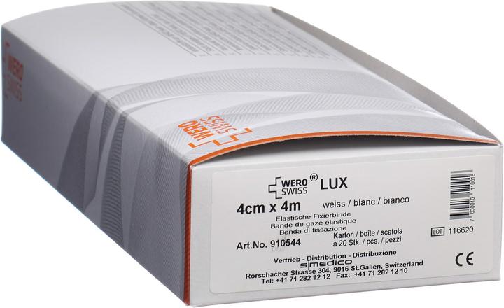 Actual product image Wero Swiss Lux Elastische Fixierbinde 4mx4cm weiss