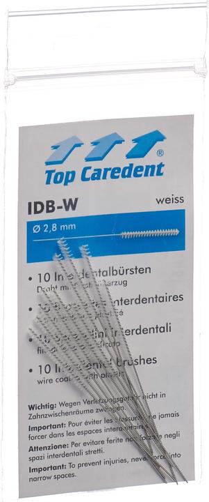 Top Caredent C1 IDB-W Interdentalbürste weiss >1.1mm (10 x, 1.10 mm)