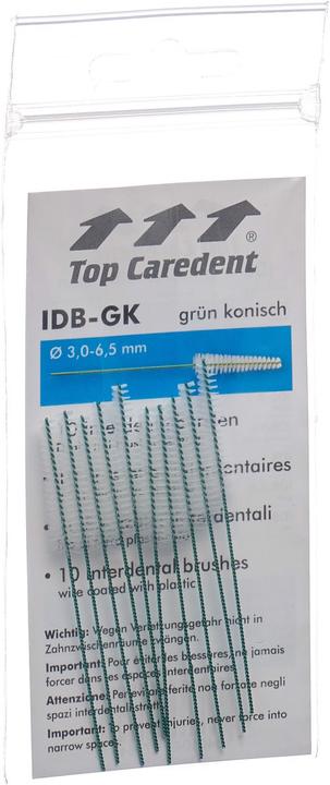 Top Caredent C10 IDB-GK Interdentalbürste grün konisch >1.6mm (10 x, 1.60 mm)