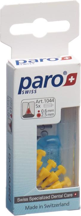 Paro 2.5mm xx-fein gelb zyl (5 x, 2.50 mm)