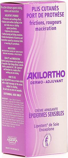 Immagine prodotto Akileïne Dermo Akilortho Creme für Prothese (Crema piedi e gel piedi, 75 ml)