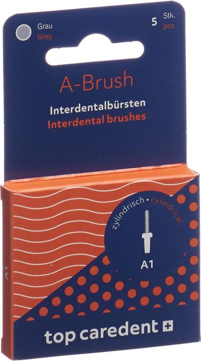 Top Caredent A1 IDBH-X Interdentalbürste grau >0.7mm (5 x, 0.70 mm)
