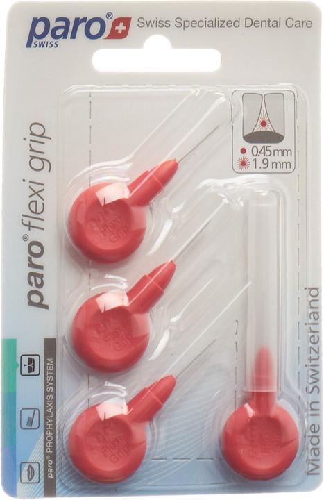 Paro Flexi Grip 1.9mm xxx-fine rot zylindrisch (4 x, 1.90 mm)