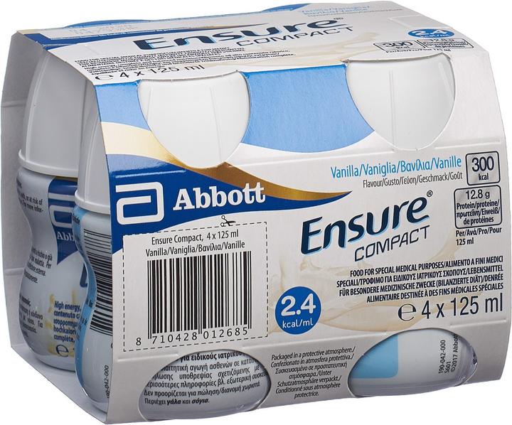 Image du produit AMO Compact 2.4 kcal Drink Vanille (Vanille, 4 pcs, 671 g)