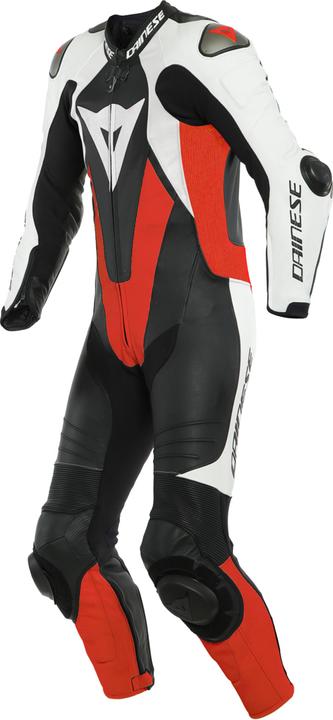 Dainese Cuir combinaisons perf. 1pce LAGUNA SECA 5 noir-blanc-rouge (Men, 56)