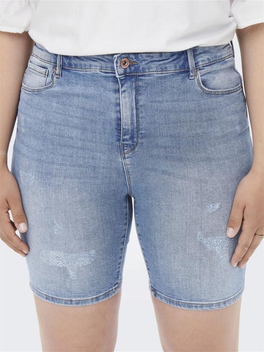 Image du produit Only Curvy CARLaola Reg Short en jean déstructuré (42)