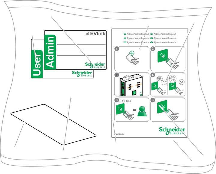 Produktbild Schneider Electric EVlink, RFID-Ausweise
