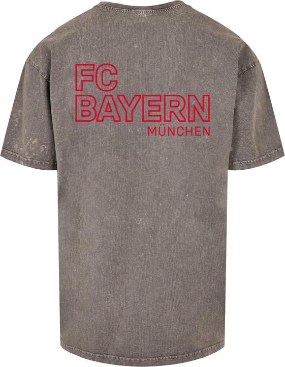 Actual product image FC Bayern München Mia San Mia VR Acid Washed Heavy Oversize Tee - 115275 (XXL)