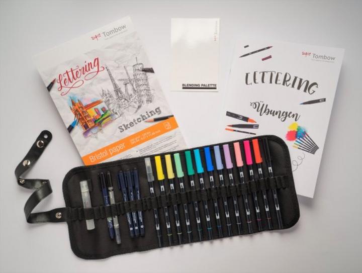 Actual product image Tombow ABT - DUAL-BRUSH-PEN - Gift set (buntkombi, Pastel combination, 6 x)