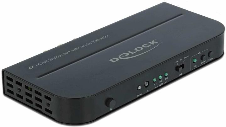 Immagine prodotto Delock Interruttore 3 porte HDMI, incl. estrattore audio HDMI