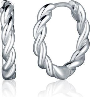 JVD - Fashion silver hoop earrings SVLE2477XE90000