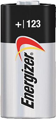 Actual product image Energizer 123 (1 pcs., CR123A, 1500 mAh)