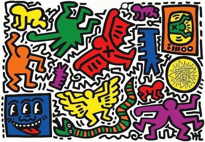 Actual product image Clementoni Puzzle Keith Haring g (1000 pieces)