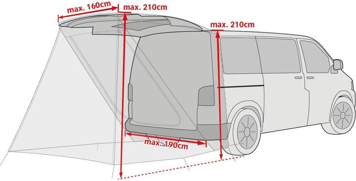 Immagine prodotto Vaude Drive Van Trunk (Tenda, 2.55 kg, 1 persona)