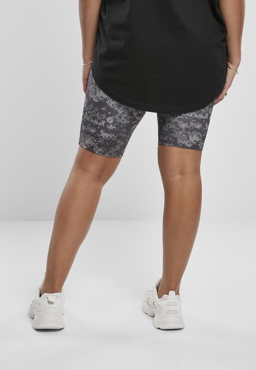 Actual product image Urban Classics Ladies High Waist Camo Tech Cycle Shorts (5XL)