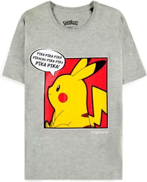 Immagine prodotto Pokémon Maglietta a maniche corte da uomo Pika Pikachu (S)