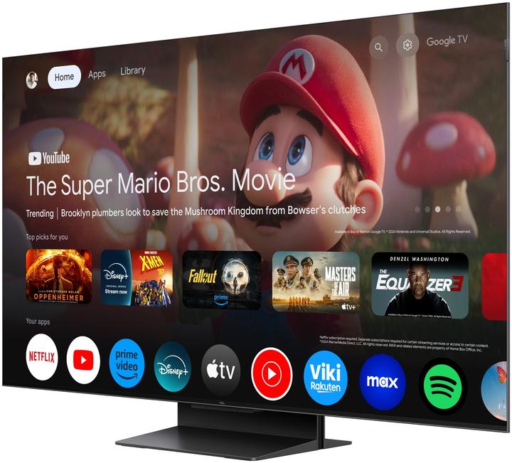 Immagine prodotto TCL Serie C7K Smart TV QD-MiniLED 4K 50" 50C7K, audio Onkyo 2.0, Dolby Vision IQ & Atmos, Google TV (50", Mini-LED, 4K, 2025)