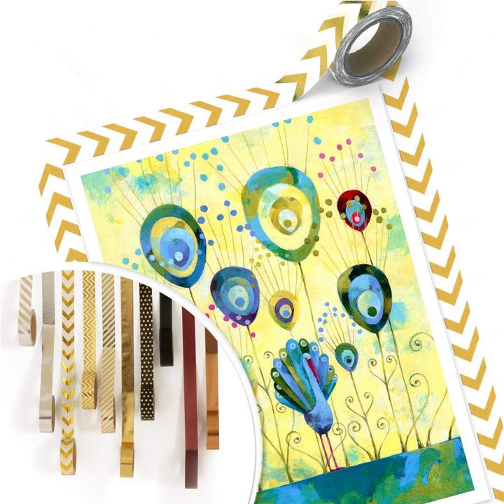 Immagine prodotto Trenddeko Blanz - Piume di Pavone (80 x 100 cm)